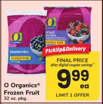 ACME O Organics Frozen Fruit offer
