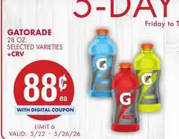 Smart & Final GATORADE offer