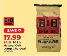 Runnings B&B 20 Lb. Natural Oak Lump Charcoal offer