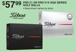 Dunham's Sports TITLEIST PRO V1 OR PRO V1X 2025 SERIES GOLF BALLS offer