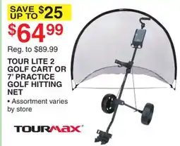 Dunham's Sports TOURMAX TOUR LITE 2 GOLF CART OR 7' PRACTICE GOLF HITTING NET offer