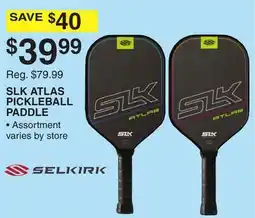Dunham's Sports SLK ATLAS PICKLEBALL PADDLE offer