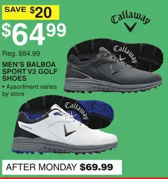 Dunham's Sports CALLAWAY MEN'S BALBOA SPORT V2 GOLF SHOES offer