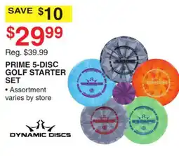 Dunham's Sports PRIME 5-DISC GOLF STARTER SET offer