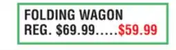 Dunham's Sports FOLDING WAGON offer