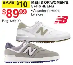 Dunham's Sports NEW BALANCE MEN'S OR WOMEN'S 574 GREENS offer