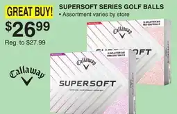 Dunham's Sports SUPERSOFT SERIES GOLF BALLS offer