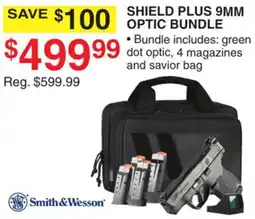 Dunham's Sports SHIELD PLUS 9MM OPTIC BUNDLE offer