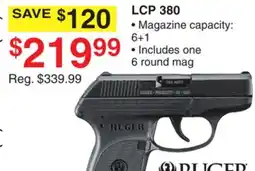 Dunham's Sports RUGER LCP 380 offer