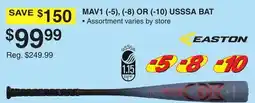 Dunham's Sports EASTON MAV1 (-5), (-8) OR (-10) USSSA BAT offer