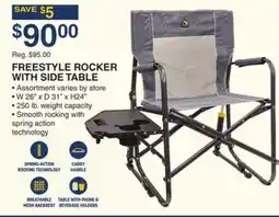 Dunham's Sports FREESTYLE ROCKER WITH SIDE TABLE offer
