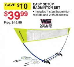 Dunham's Sports EASY SETUP BADMINTON SET offer