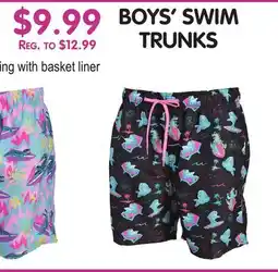 Dunham's Sports BOYS' SWIM TRUNKS offer