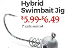 Dunham's Sports HYBRID SWIMBAIT JIG offer