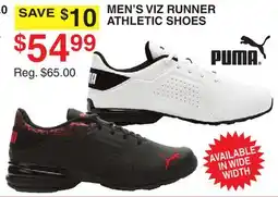 Dunham's Sports PUMA MEN'S VIZ RUNNER ATHLETIC SHOES offer
