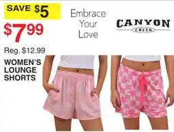 Dunham's Sports CANYON CREEK WOMEN'S LOUNGE SHORTS offer
