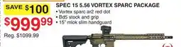 Dunham's Sports BLACK RAIN SPEC 15 5.56 VORTEX SPARC PACKAGE offer