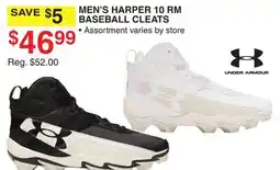 Dunham's Sports UNDER ARMOUR MEN'S HARPER 10 RM BASEBALL CLEATS offer