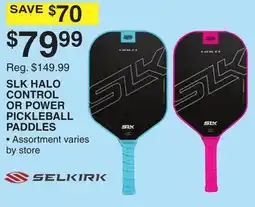 Dunham's Sports SLK HALO CONTROL OR POWER PICKLEBALL PADDLES offer