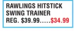 Dunham's Sports RAWLINGS HITSTICK SWING TRAINER offer