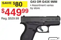 Dunham's Sports GLOCK G43 OR G43X 9MM offer