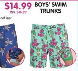 Dunham's Sports BOYS' SWIM TRUNKS offer