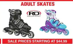 Dunham's Sports ROLLER DERBY ADULT SKATES offer