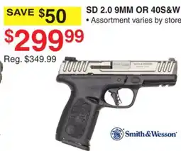 Dunham's Sports SMITH & WESSON SD 2.0 9MM OR 40S&W offer