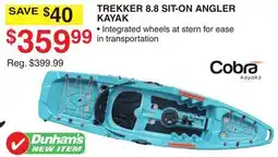 Dunham's Sports COBRA KAYAKS TREKKER 8.8 SIT-ON ANGLER KAYAK offer