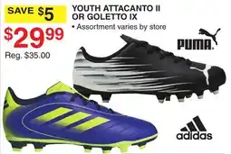 Dunham's Sports YOUTH ATTACANTO II OR GOLETTO IX offer