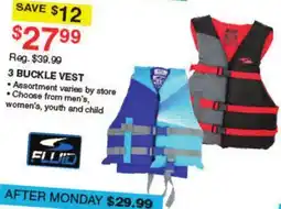 Dunham's Sports FLUID 3 BUCKLE VEST offer