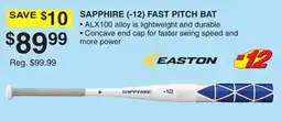 Dunham's Sports EASTON SAPPHIRE (-12) FAST PITCH BAT offer
