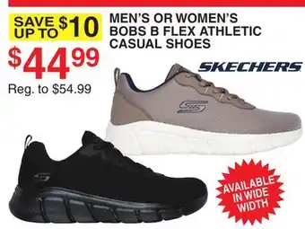 Dunham's Sports SKECHERS MEN'S OR WOMEN'S BOBS B FLEX ATHLETIC CASUAL SHOES offer