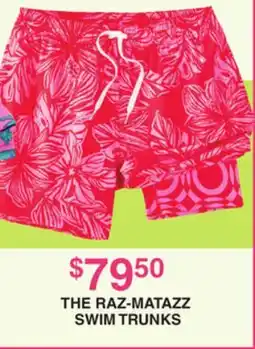 Dunham's Sports THE RAZ-MATAZZ SWIM TRUNKS offer