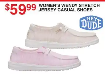 Dunham's Sports WOMEN'S WENDY STRETCH JERSEY CASUAL SHOES offer