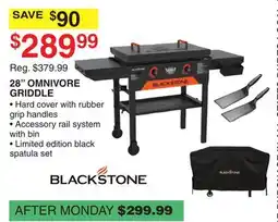 Dunham's Sports BLACKSTONE 28 OMNIVORE GRIDDLE offer