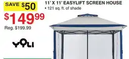 Dunham's Sports YOLI 11' X 11' EASYLIFT SCREEN HOUSE offer