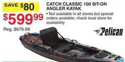 Dunham's Sports CATCH CLASSIC 100 SIT-ON ANGLER KAYAK offer