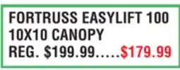Dunham's Sports FORTRUSS EASYLIFT 100 10X10 CANOPY offer