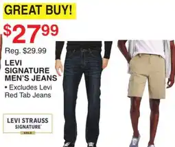 Dunham's Sports LEVI SIGNATURE MEN'S JEANS offer