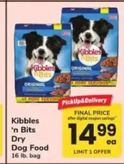 Safeway Kibbles ‘n Bits Dry Dog Food offer