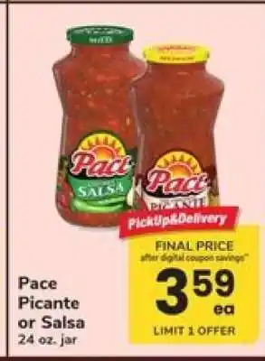 Safeway Pace Picante or Salsa offer