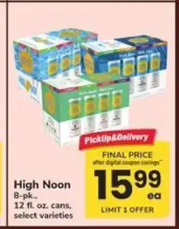 Safeway HIGH NOON offer