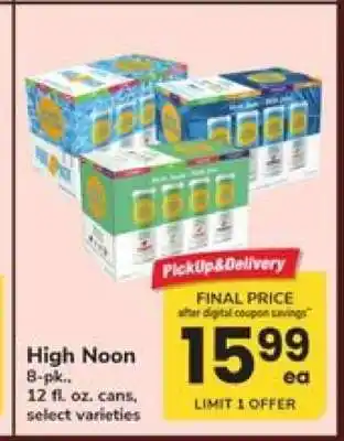 Safeway HIGH NOON offer