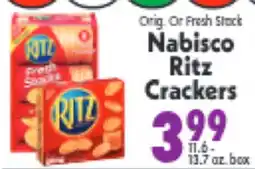 Marino's Supermarket Nabisco Ritz Crackers offer