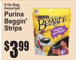 SuperFresh 6 Oz Bag Assorted Purina Beggin' Strips offer