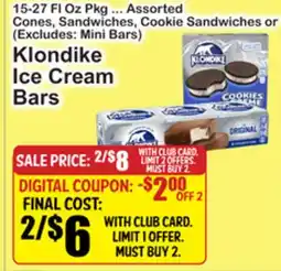 SuperFresh Klondike Ice Cream Bars offer