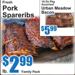 SuperFresh Fresh Pork Spareribs offer