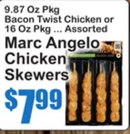 SuperFresh Marc Angelo Chicken Skewers offer