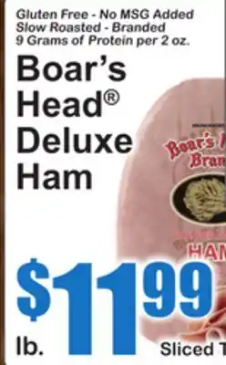 SuperFresh Boar's Head Deluxe Ham offer